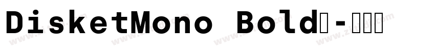 DisketMono Bold◆字体转换